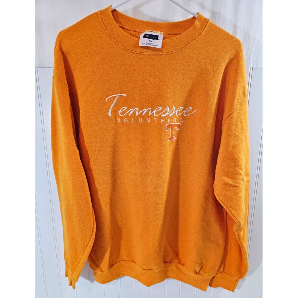 CSA Tennessee Volunteers Crewneck Pullover Sweatshirt Orange Men's L